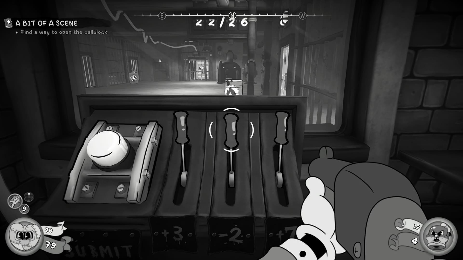 In sommige levels is het even puzzelen. Zo moet je in dit level getallen in een bepaalde volgorde zetten