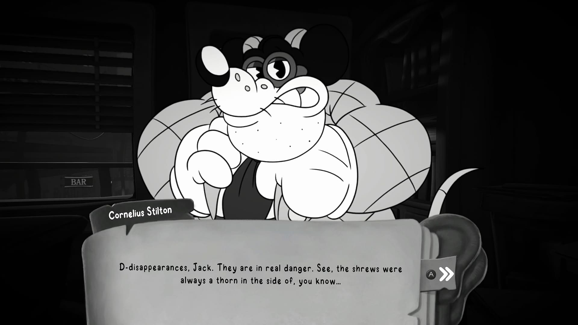 Een van de personages die je in Mouseburg spreekt is Cornelius Stilton