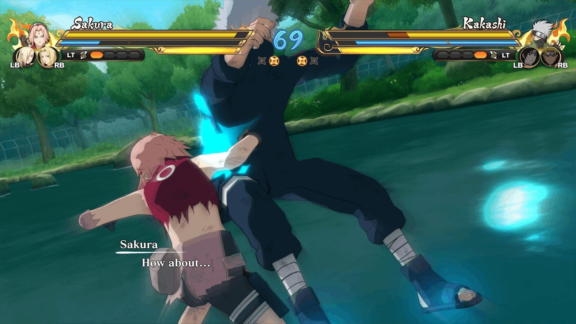 Kakashi staat op het punt badmeester te worden