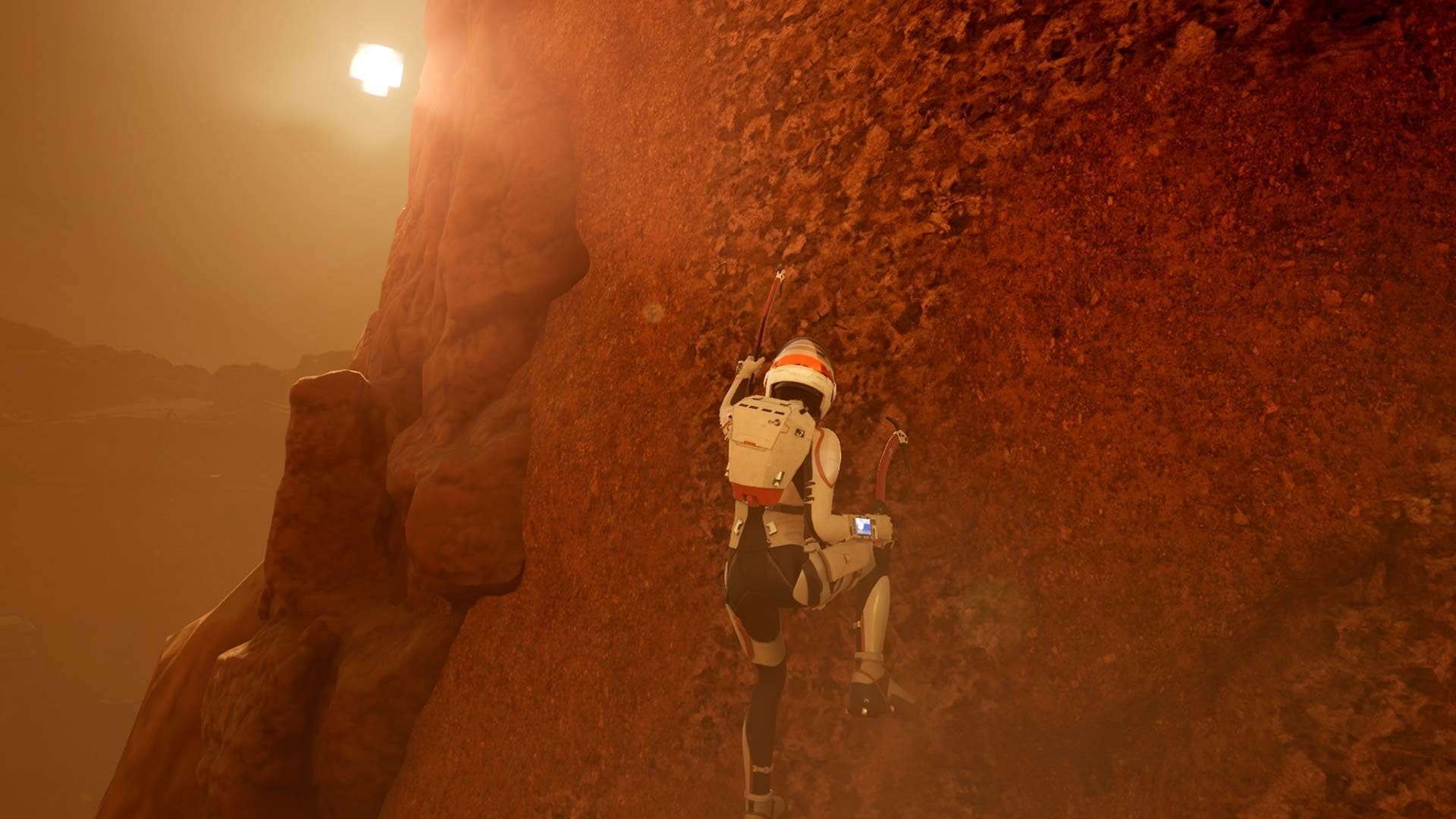 Het berg beklimmen in Deliver Us Mars is goed uitgewerkt en hier dien je echt gefocust op te zijn, wil je niet een enkele keer naar beneden vallen