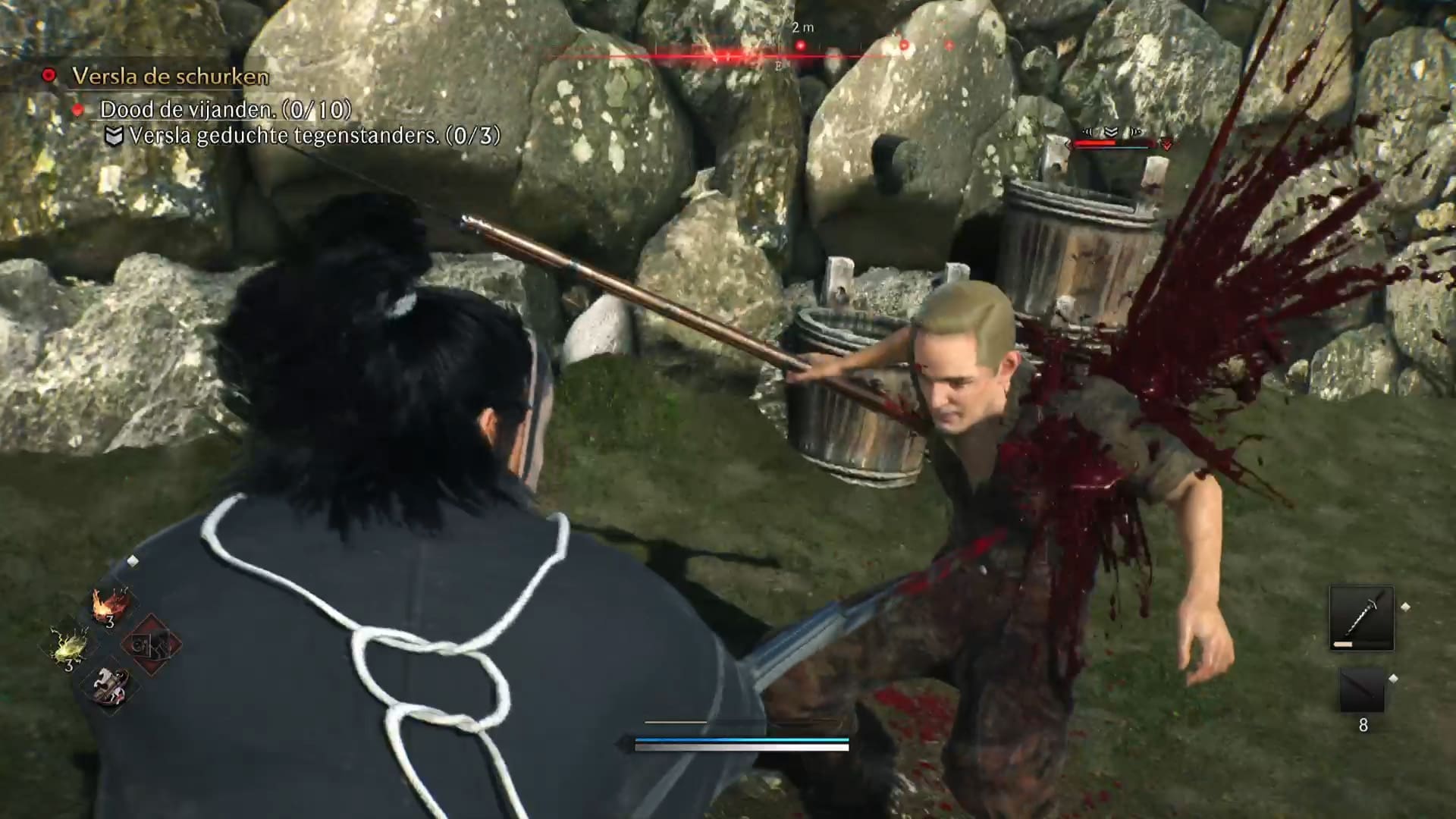 Rise of the Ronin review screenshot 11 bloody fights