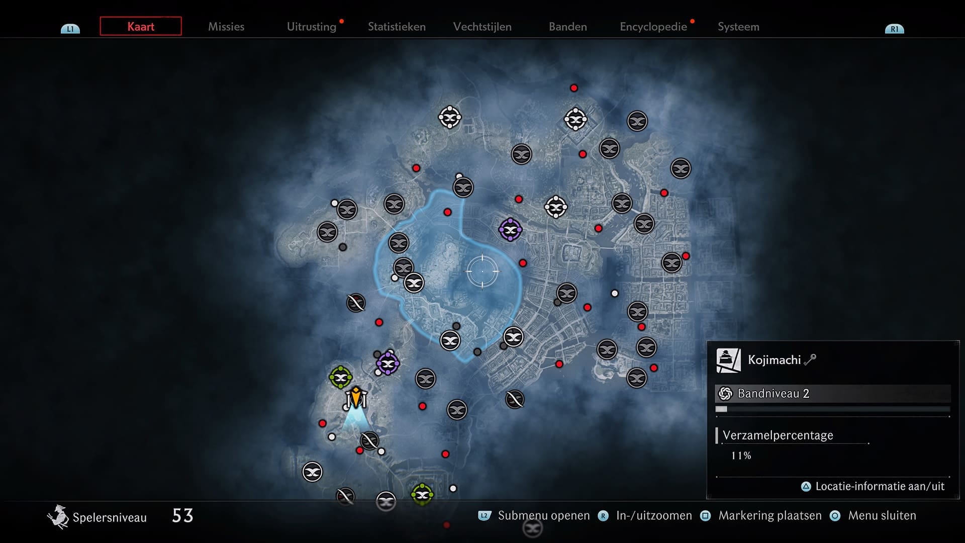 Rise of the Ronin review screenshot 16 map Edo Tokyo