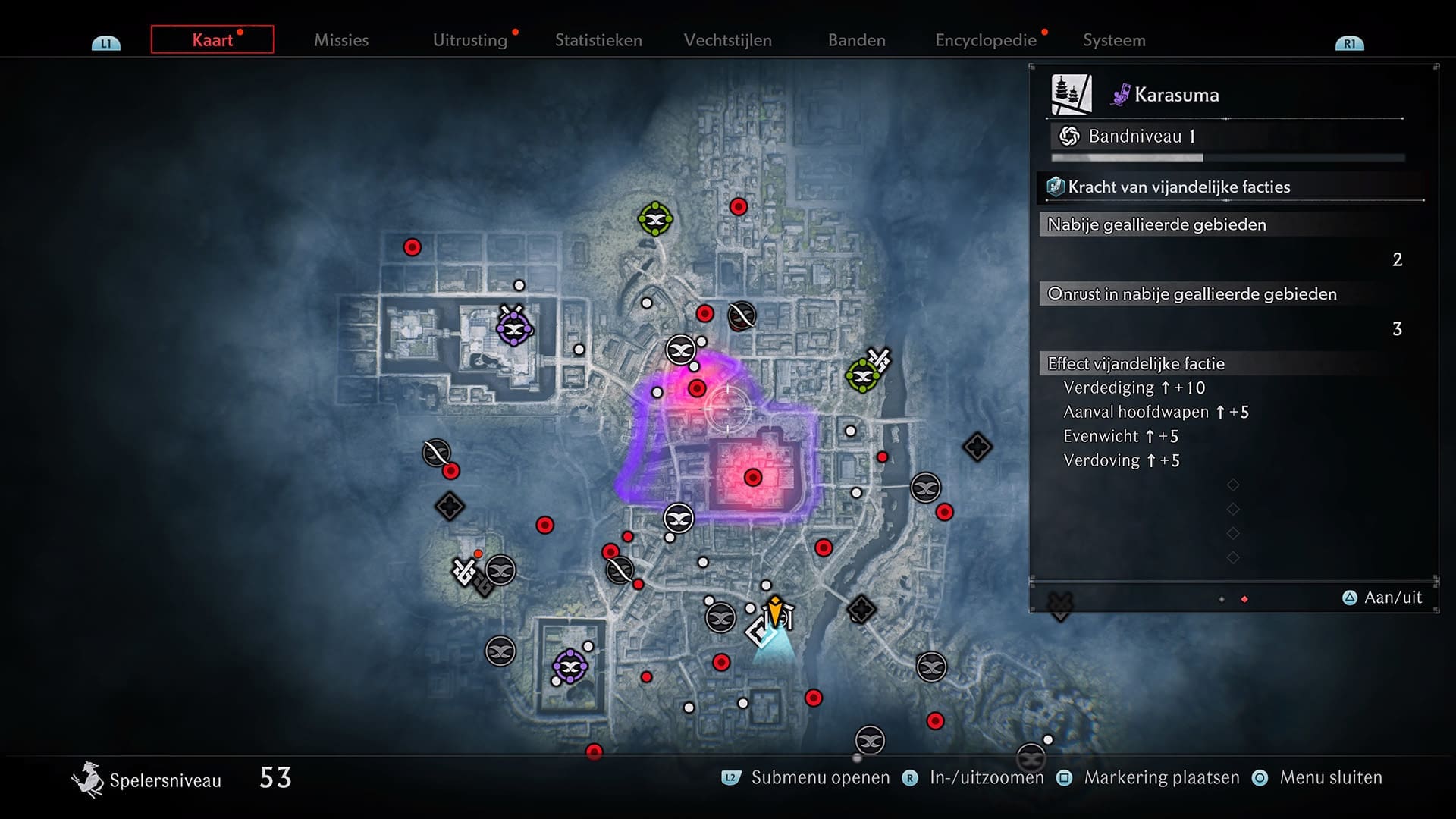 Rise of the Ronin review screenshot 17 map Kyoto