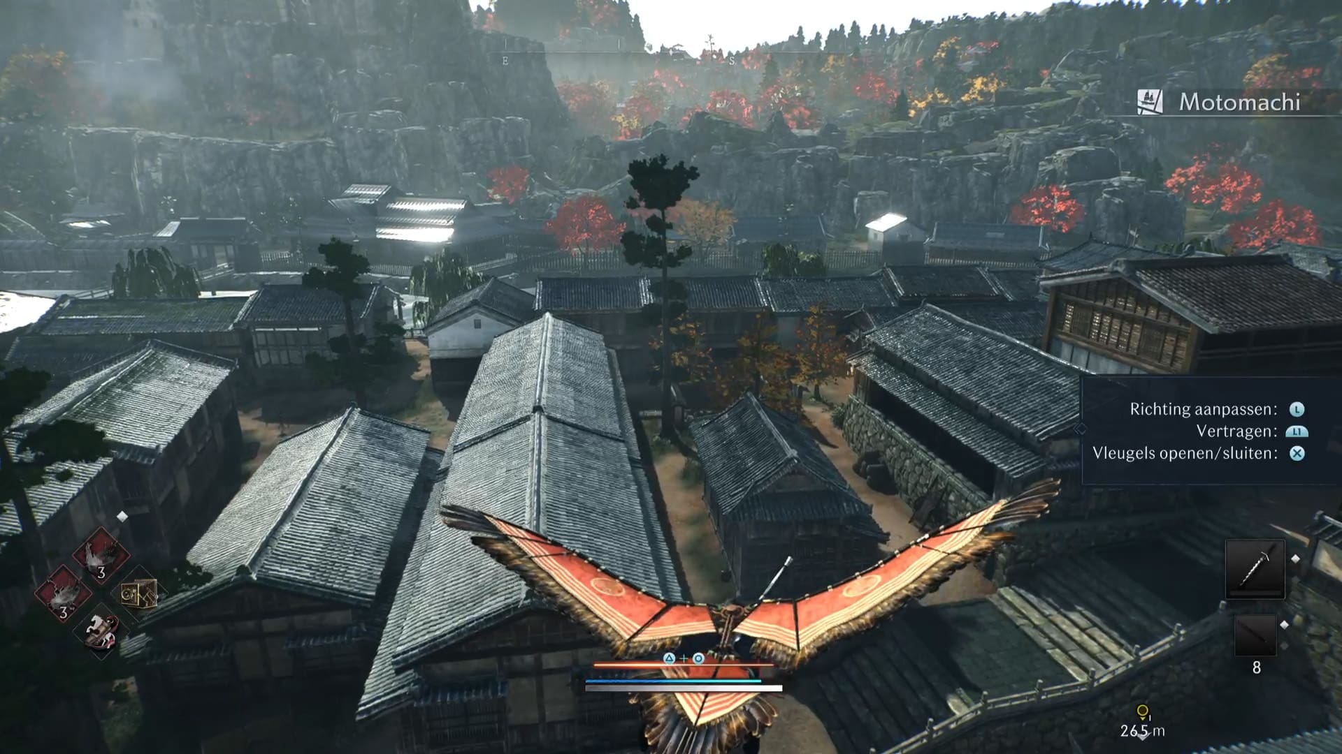 Rise of the Ronin review screenshot 2 glider fly jump roof