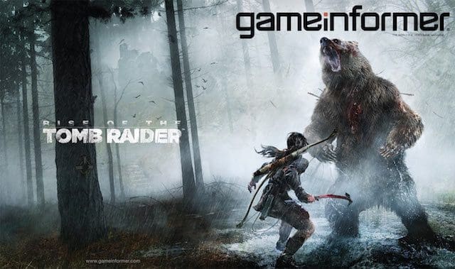 Rise of the Tomb Raider Game Informer cover 1