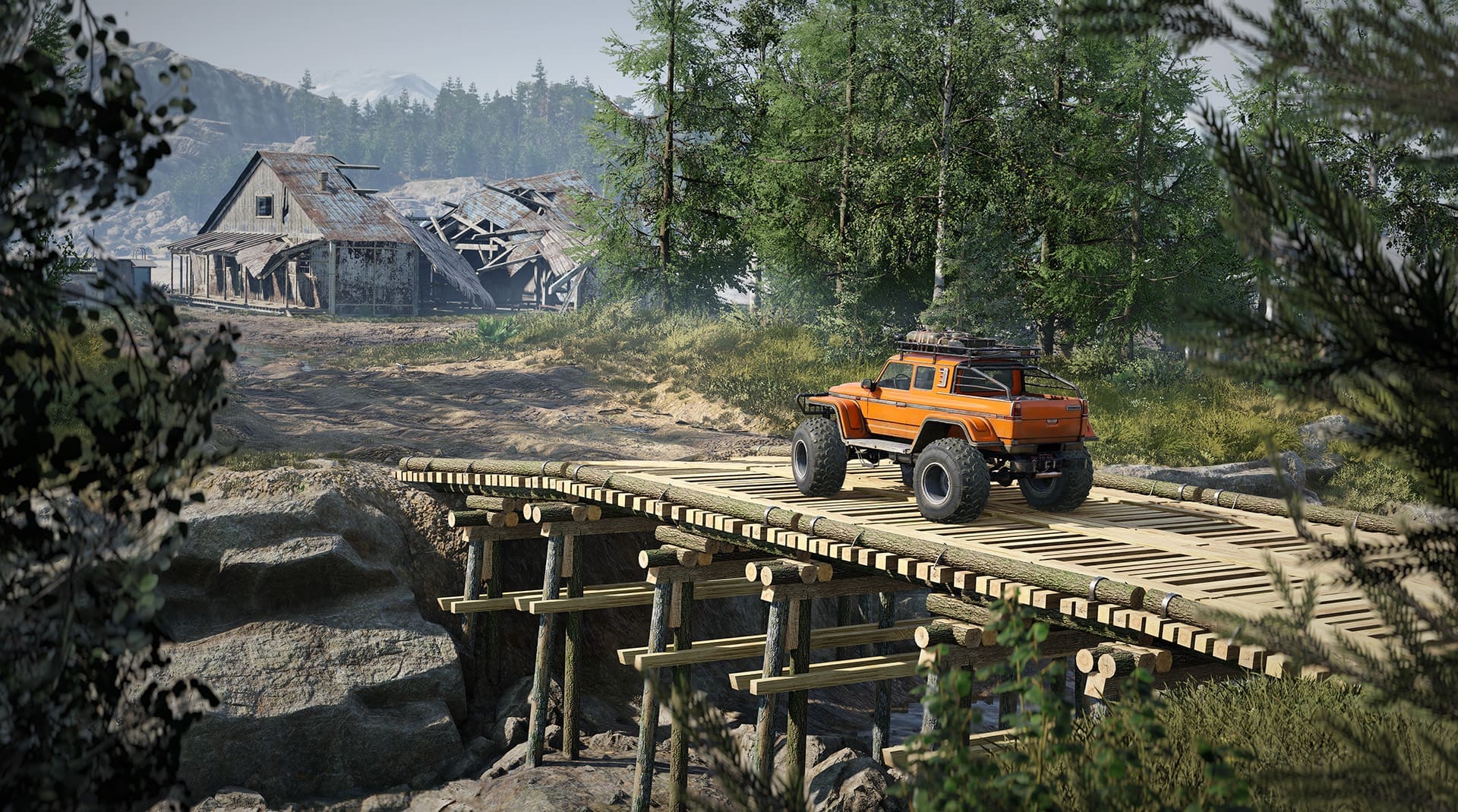 RoadCraft gamescom 2024 preview screenshot 1 vehicles stylish colour bright orange
