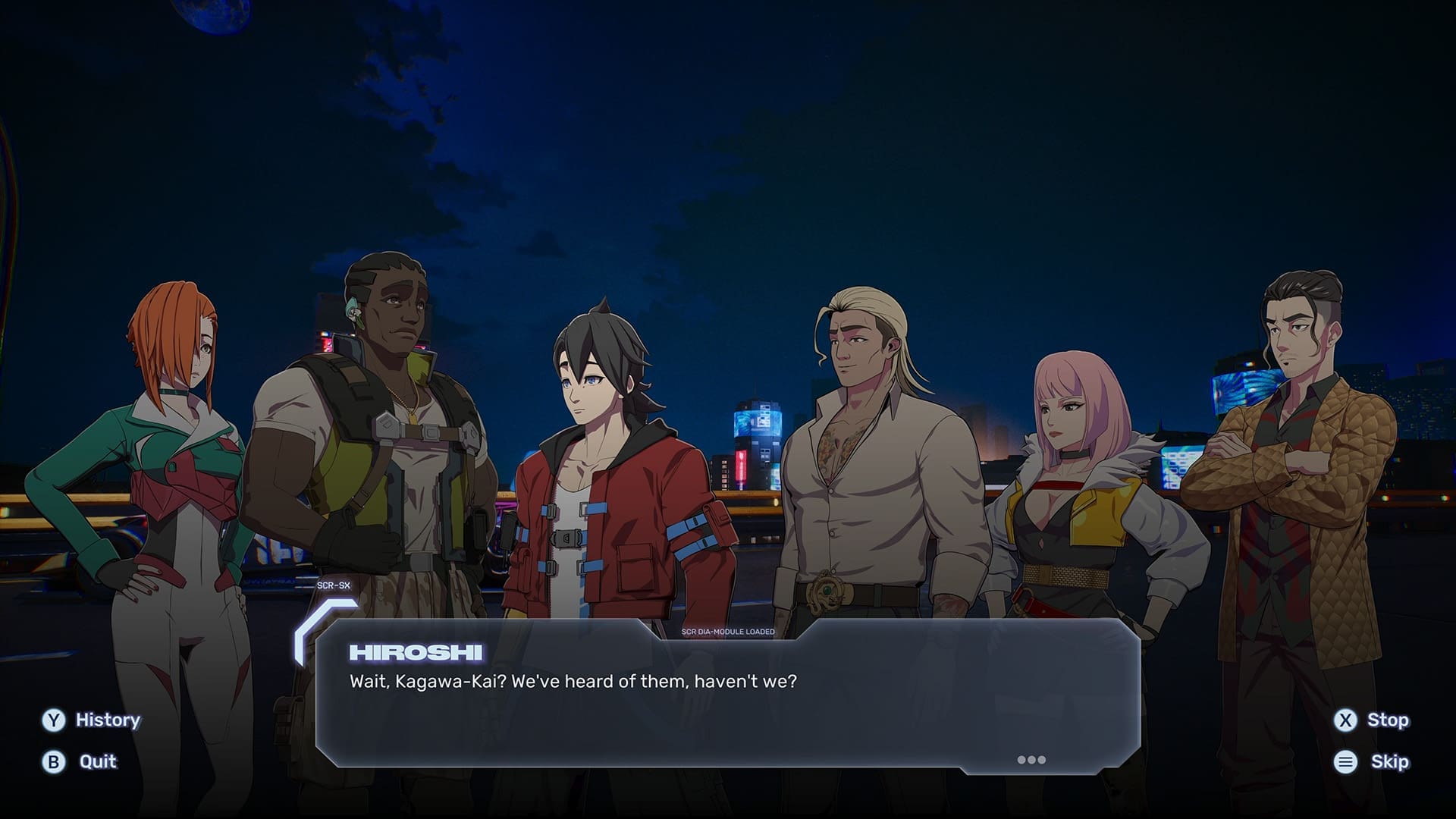 De meeste cutscenes zijn dialogen tussen personages in 2D