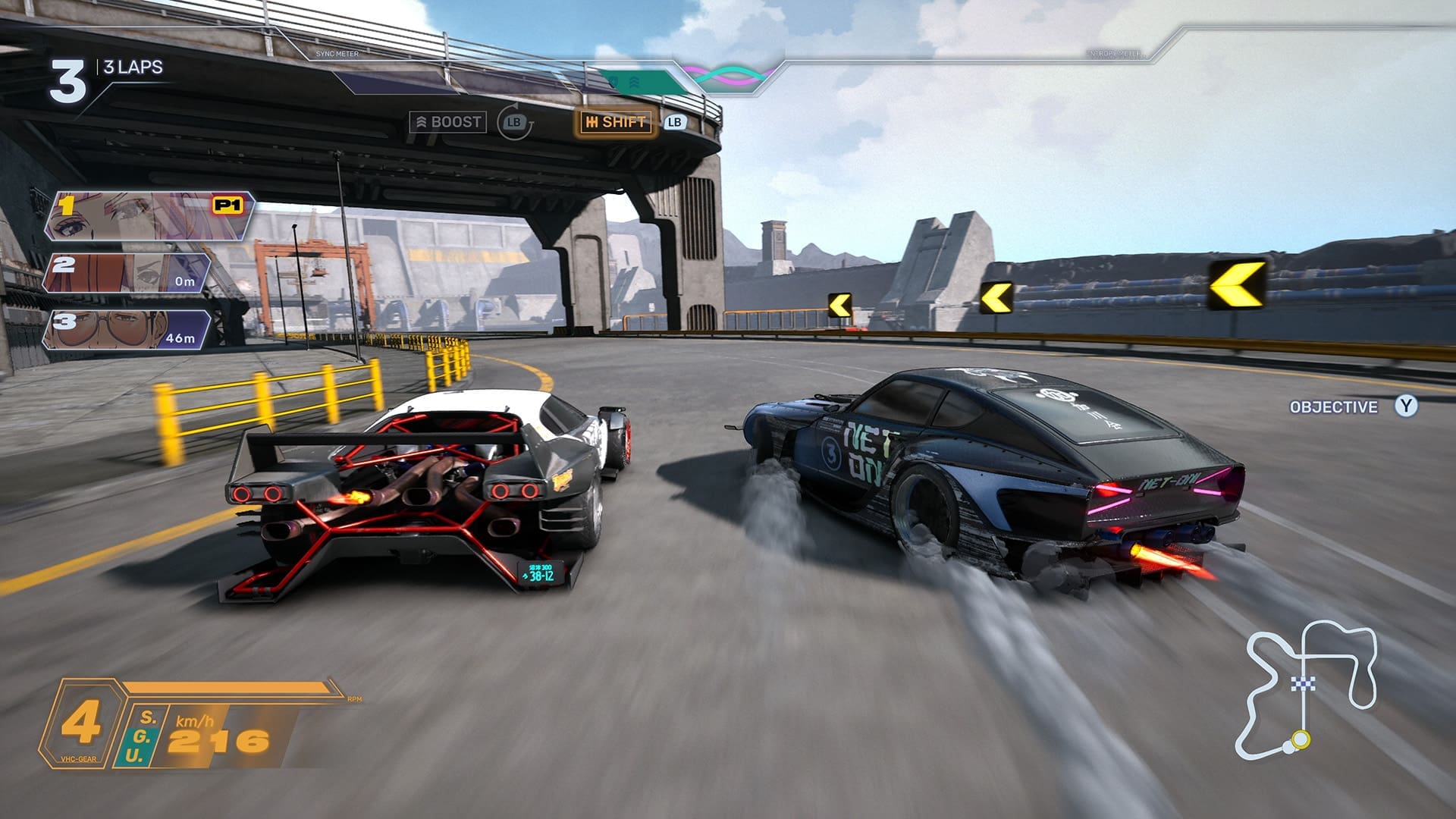 De kleurrijke raceauto’s zien er gedetailleerd uit en hebben een strak ontwerp