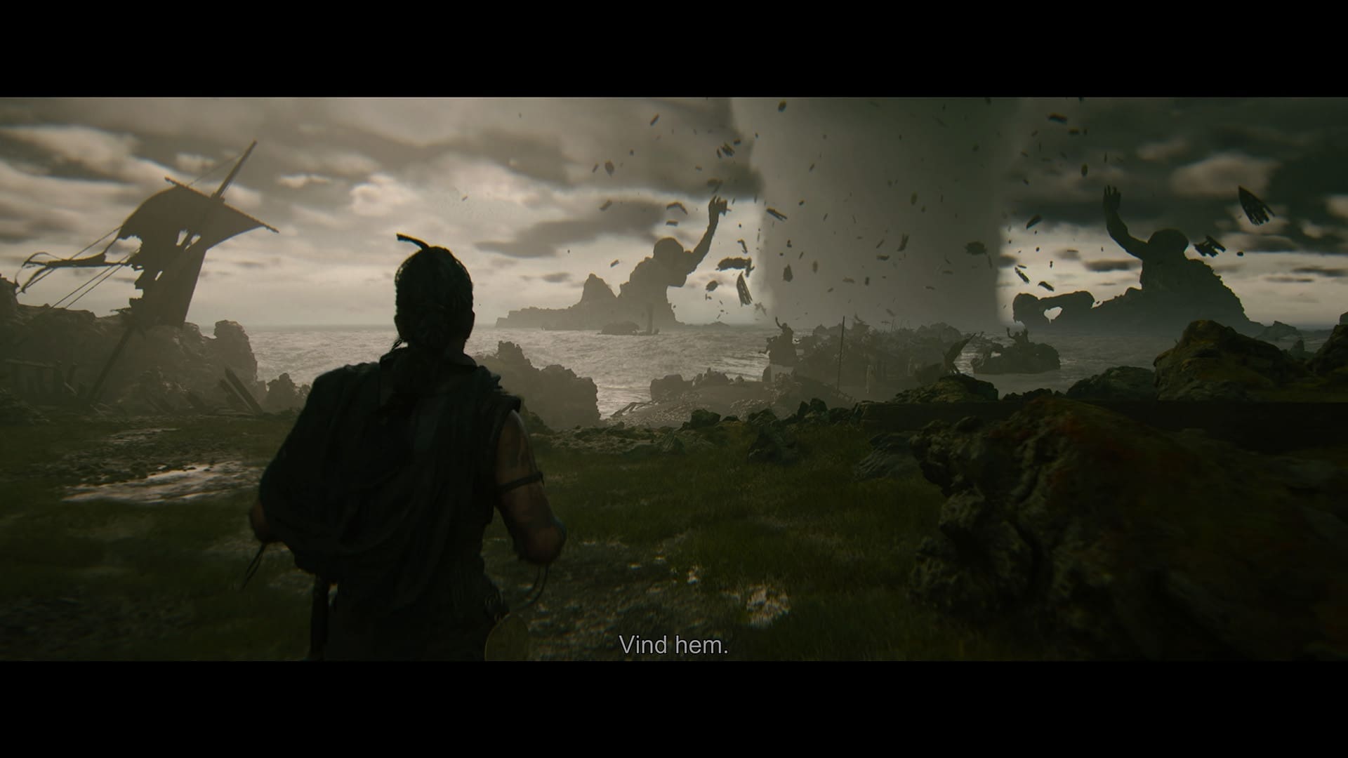 Senua's Saga Hellblade II review screenshot 5 weather conditions rendered realistic