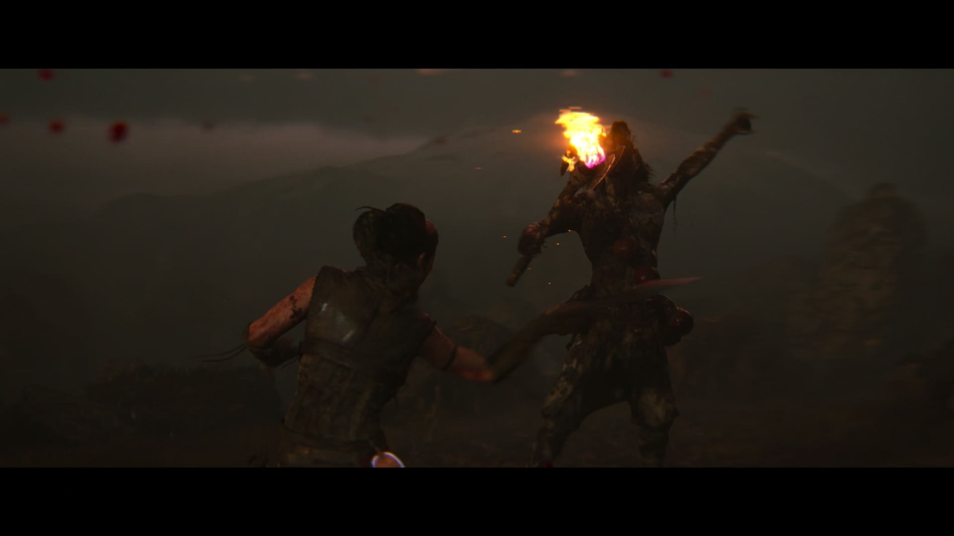 Senua's Saga Hellblade II review screenshot 7 enemies spit fire