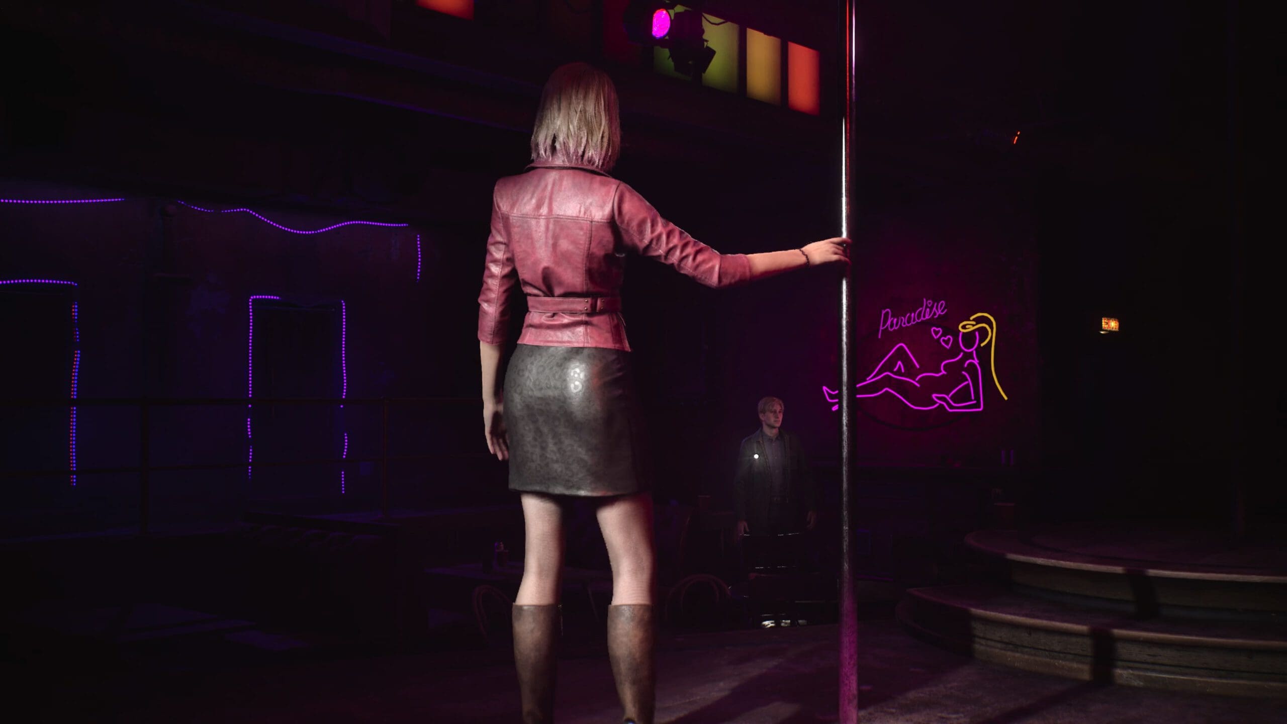 Silent Hill 2 remake review screenshot 13 Maria James strip club Heaven's Night
