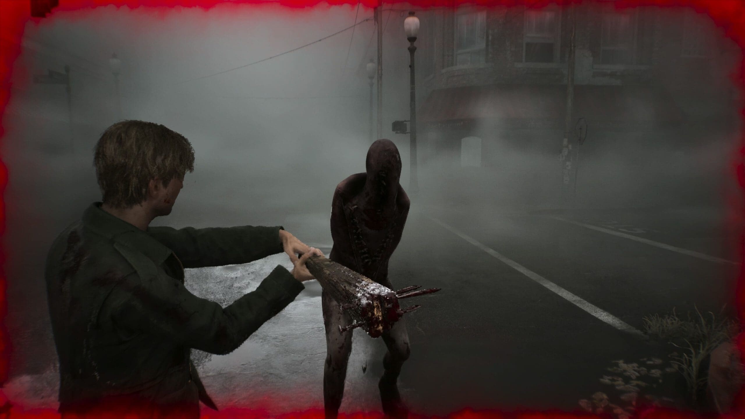 Silent Hill 2 remake review screenshot 15 Lying Figures monsters spit acid dodge