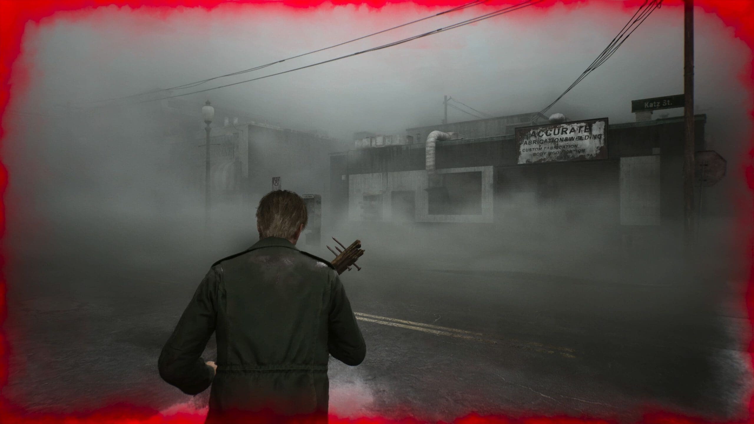 Silent Hill 2 remake review screenshot 3 wooden plank first weapon