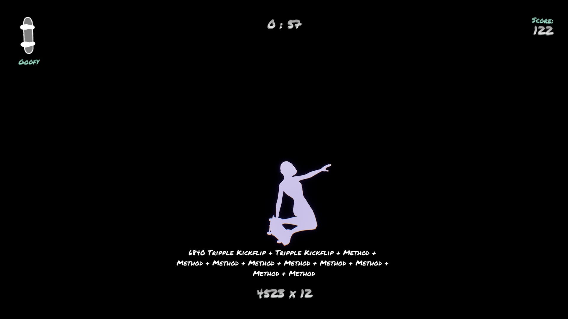 Met onder andere triple kickflips en Methods kun je lange combo’s maken en de scoremultiplier opvoeren