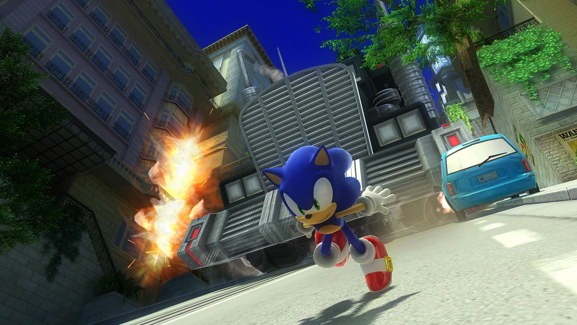 Sonic X Shadow Generations gamescom 2024 preview screenshot 2 Sonic Generations colourful areas stages Shadow