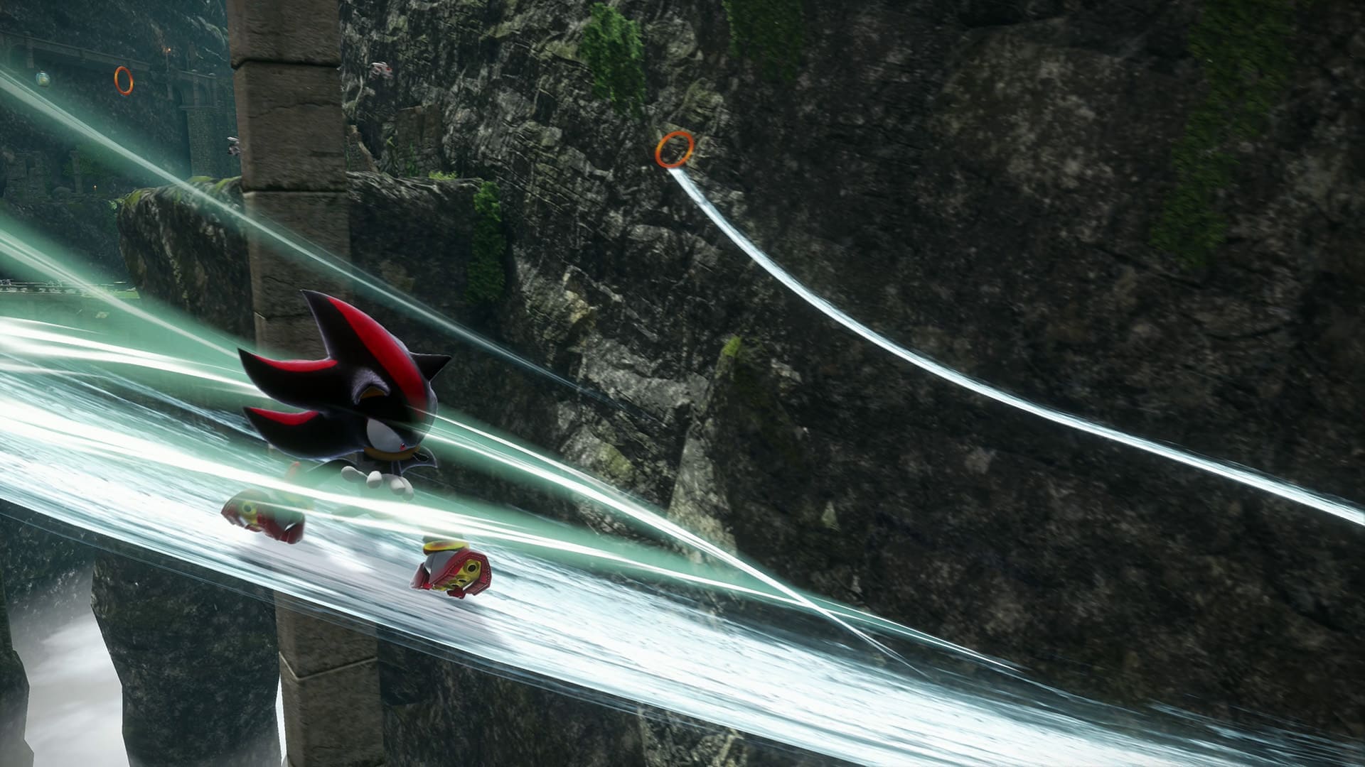 Sonic X Shadow Generations gamescom 2024 preview screenshot 5 hovering airstream dodge nail bombs