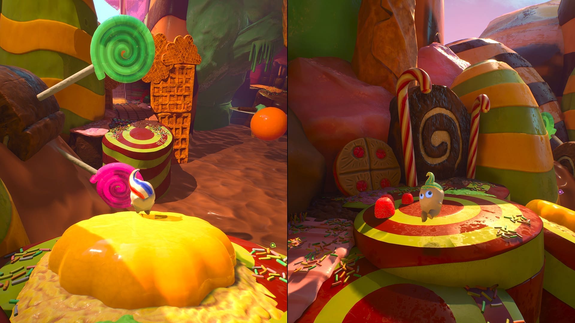 Split Fiction review screenshot 7 candy world like Wreck-It Ralph movie