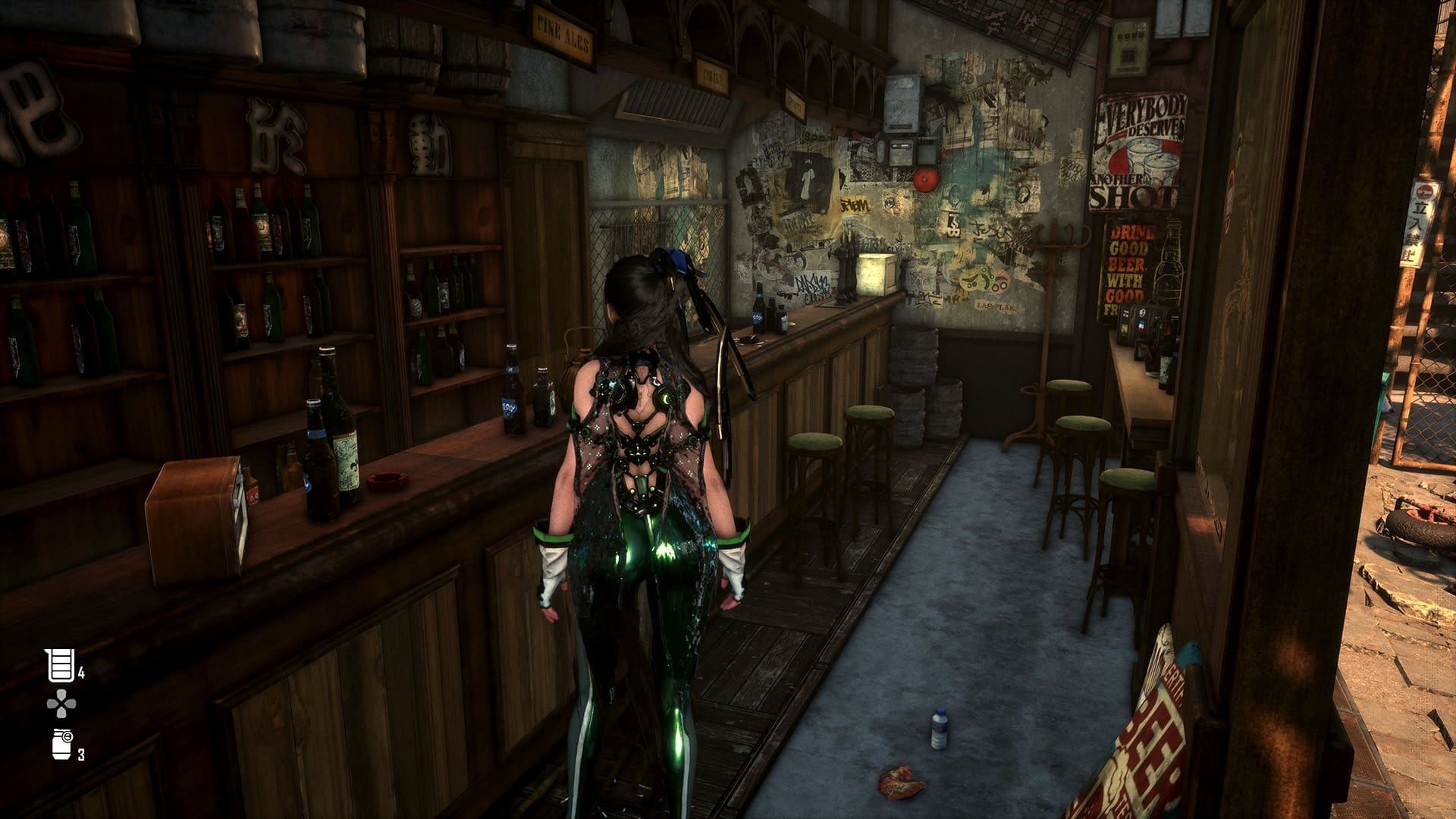 Stellar Blade game review screenshot 6 Xion abandoned bars