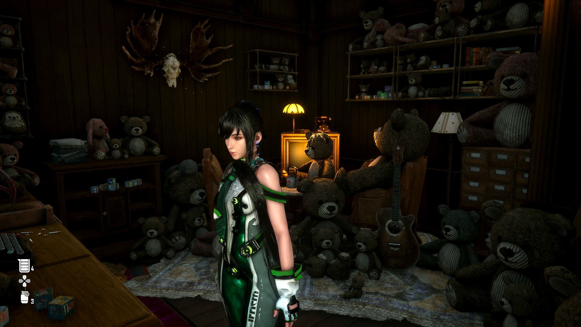 Stellar Blade game review screenshot 7 Xion hug shop