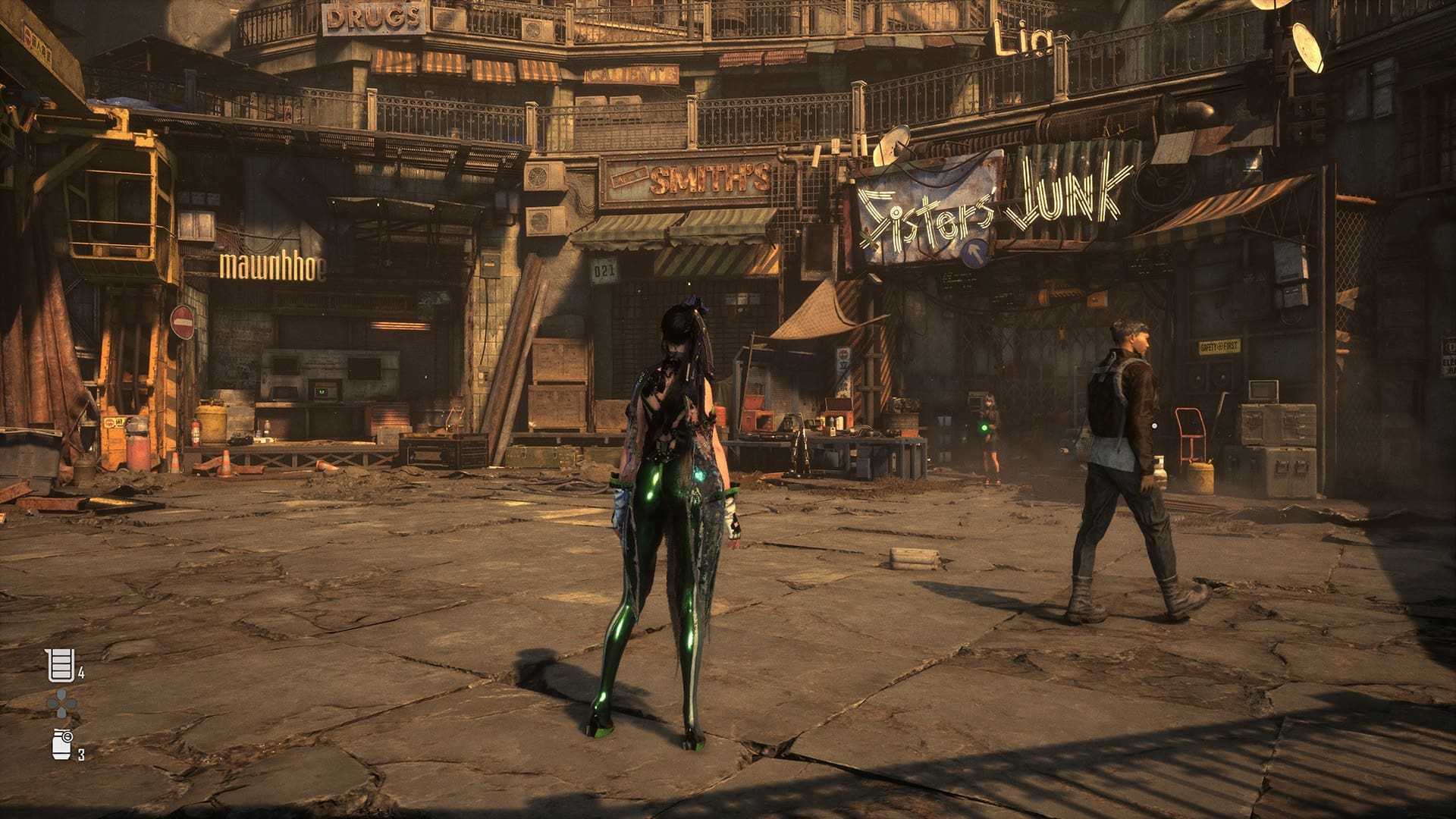 Stellar Blade game review screenshot 9 Xion Sisters Junk junkyard main side mission