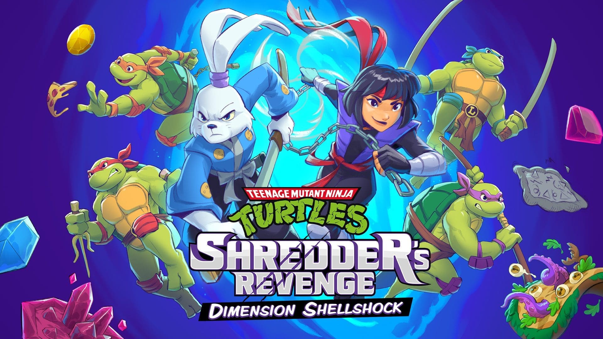 TMNT Shredder's Revenge - Dimension Shellshock DLC gamescom 2023 preview featured image Side-Scroller.nl