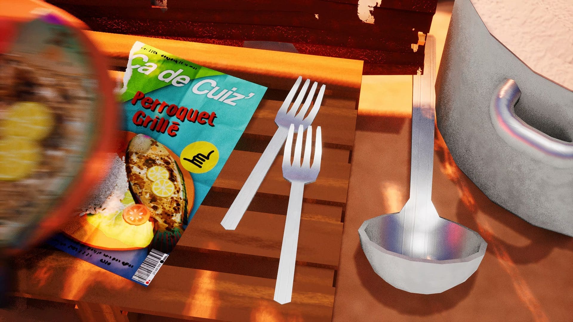 Tchia review screenshot 10 cuisine dishes Perroquet grillé food soul meter