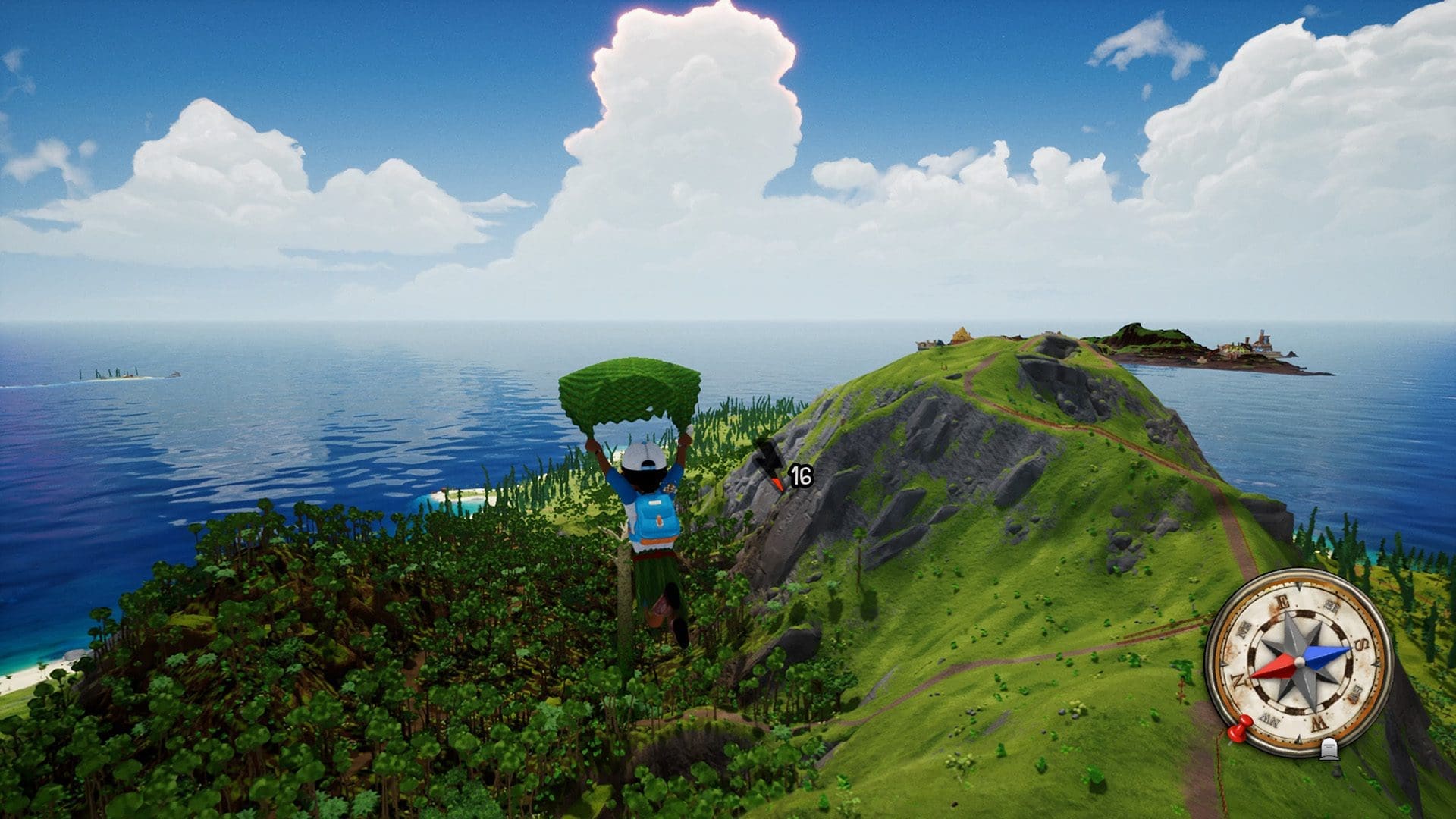 Tchia review screenshot 9 jump mountain glider