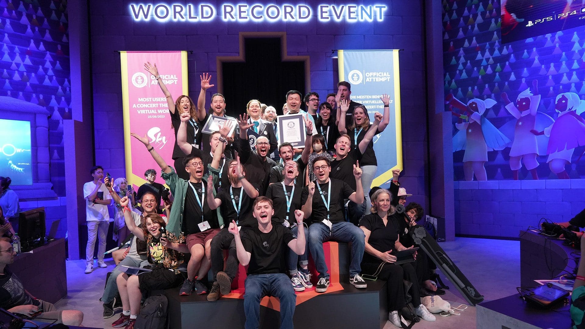 Thatgamecompany Sky Children of the Light gamescom 2023 Guinness World Record Event foto 1