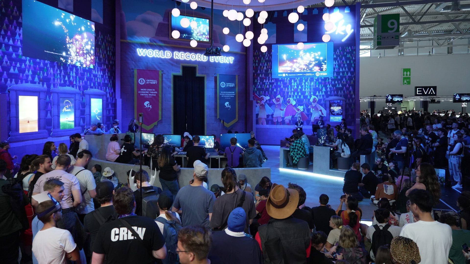 Thatgamecompany Sky Children of the Light gamescom 2023 Guinness World Record Event foto 4