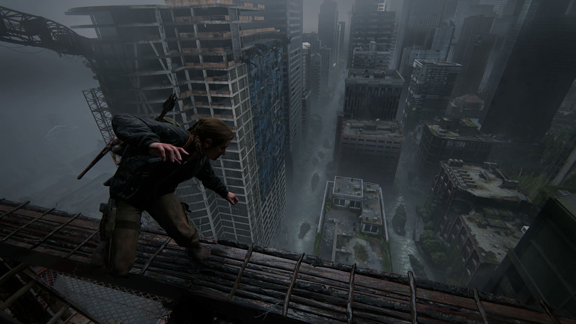 The Last of Us Part II Remastered review screenshot 11 dilapidated skyscrapers