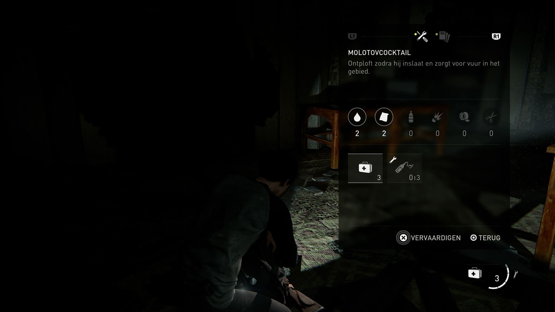 The Last of Us Part II Remastered review screenshot 13 crafting medkits and bombs