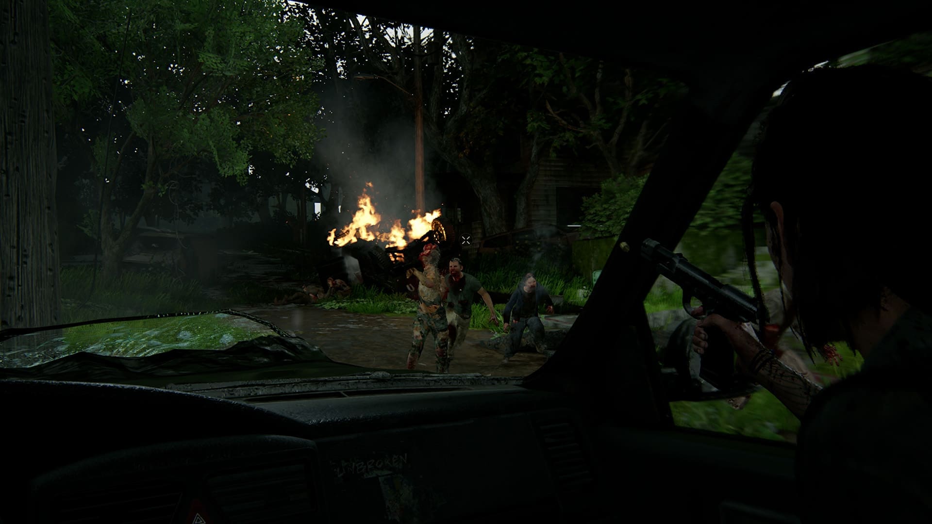 The Last of Us Part II Remastered review screenshot 6 Uncharted-like actionmoments Ellie car chase