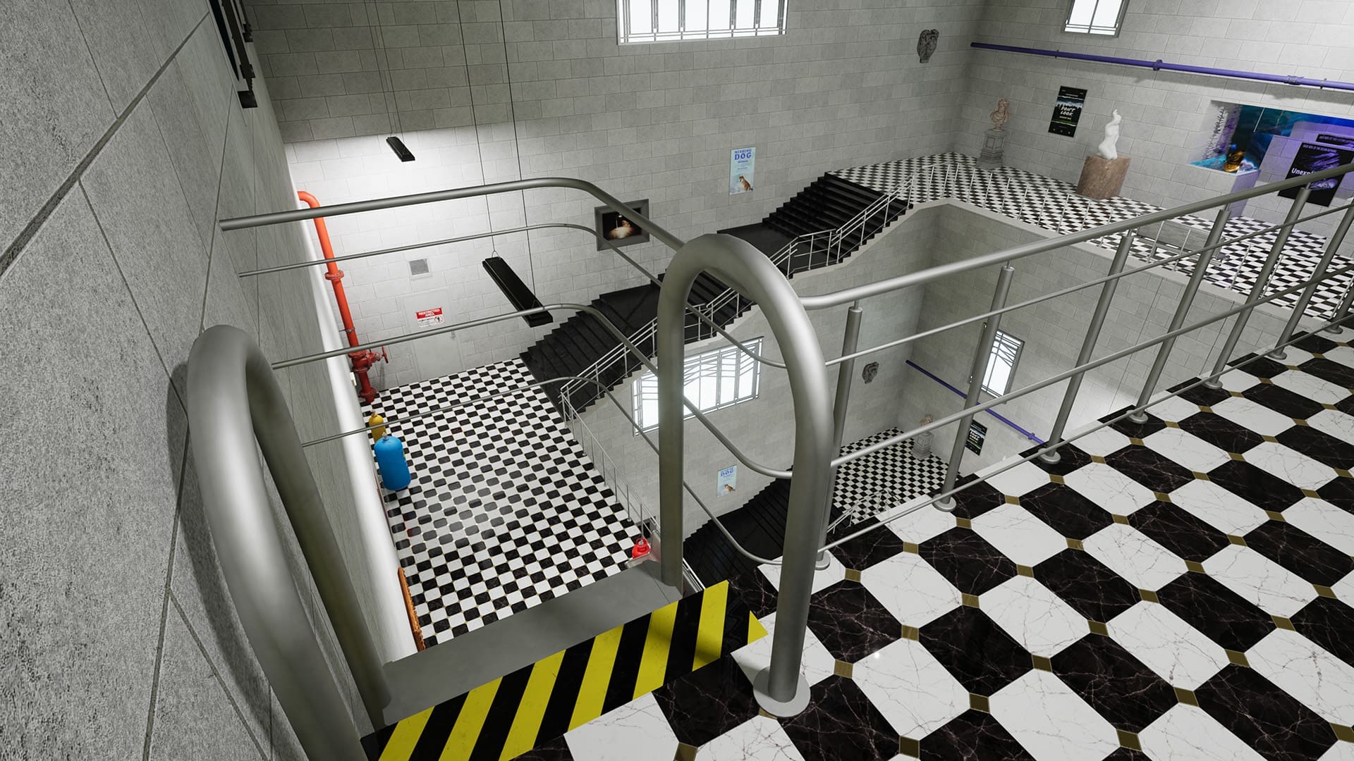 The Stairwell is een game met trappen die eindeloos doorgaan