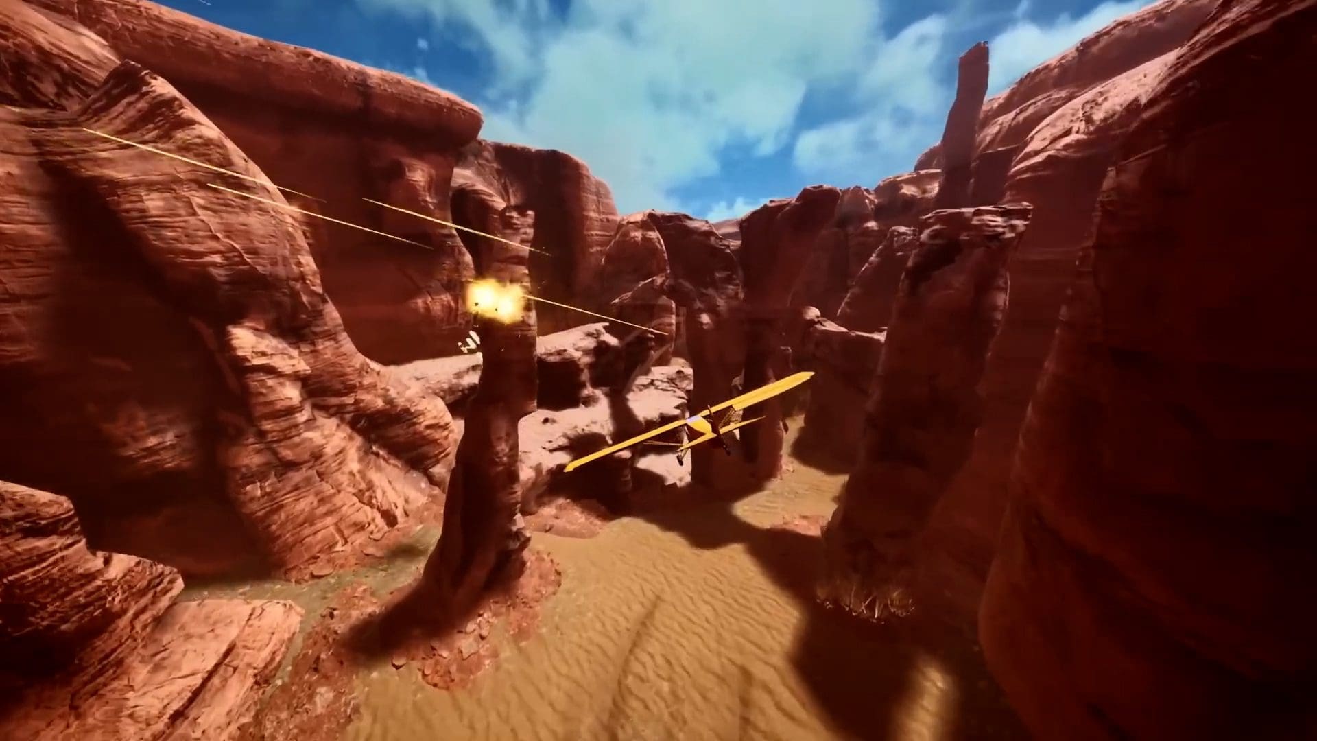 Tintin Reporter – Cigars of the Pharaoh bevat een missie waarin je net een zweefvliegtuig door een ravijn moet vliegen en dit kan soms best uitdagend zijn