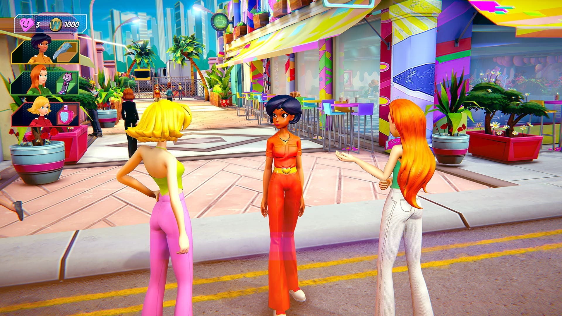 Totally Spies Cyber Mission gamescom 2024 preview screenshot 5 play in co-op three players locally