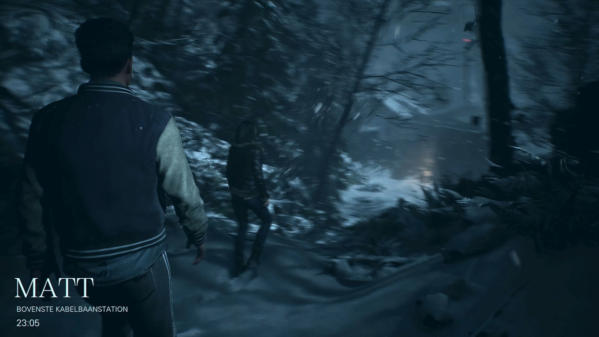 Until Dawn Remake review screenshot 10 snowy night