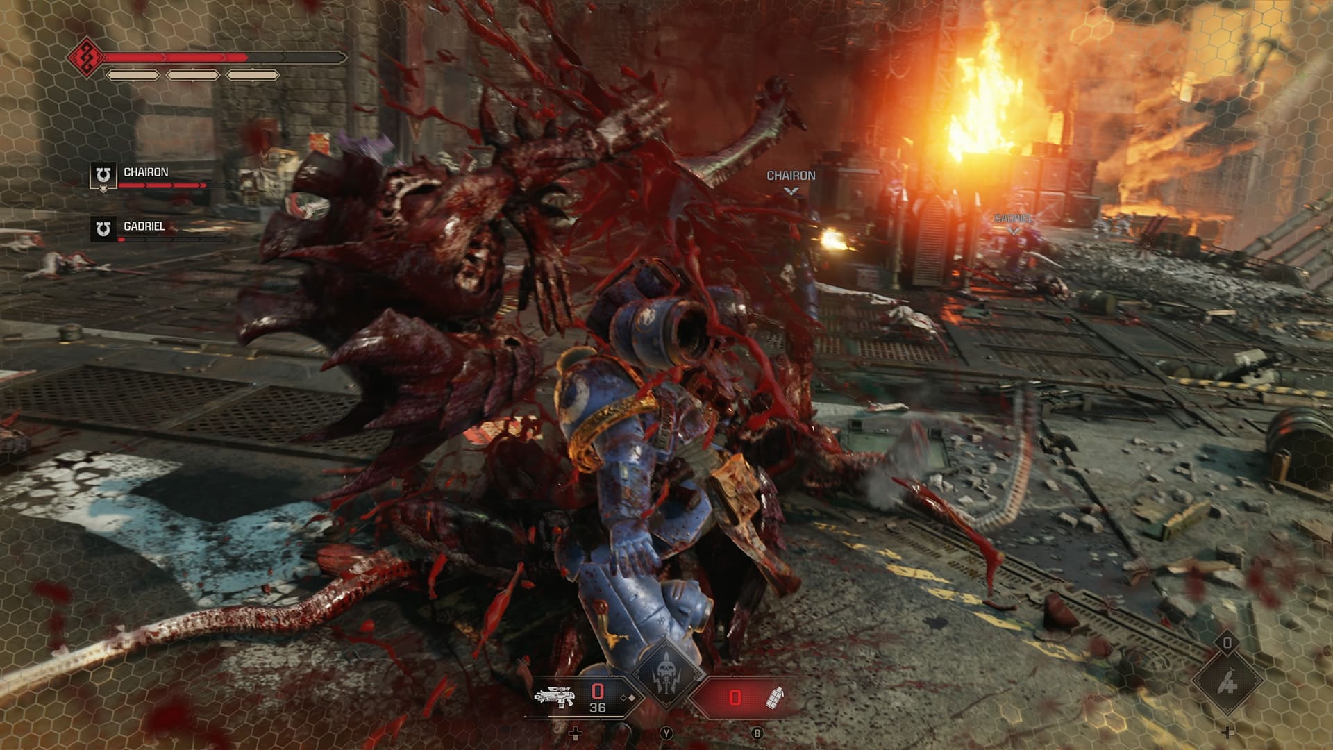 Warhammer 40k Space Marine 2 review screenshot 3 bloody combat