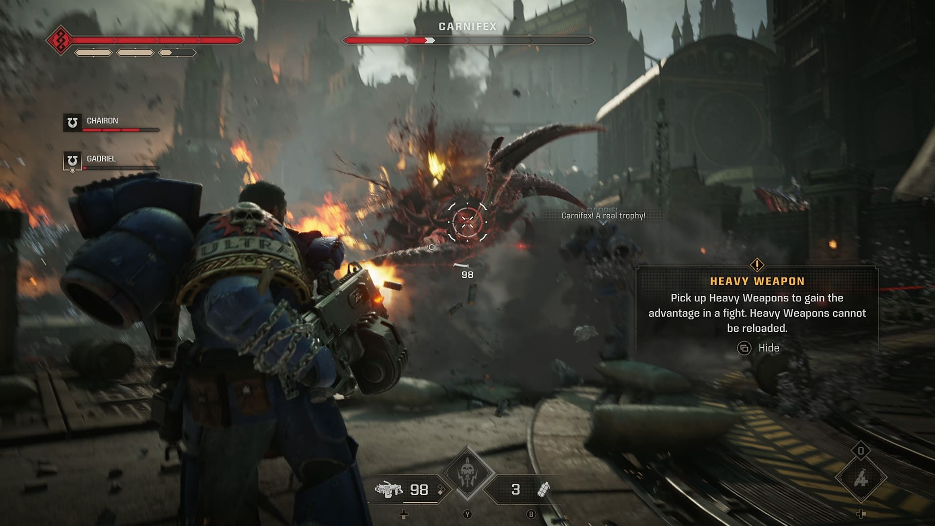 Warhammer 40k Space Marine 2 review screenshot 6 boss fights