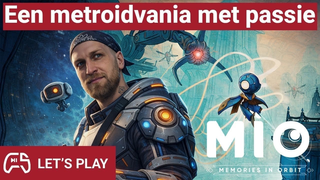Metroidvania game met pakkende artstijl - MIO: Memories in Orbit #letsplay