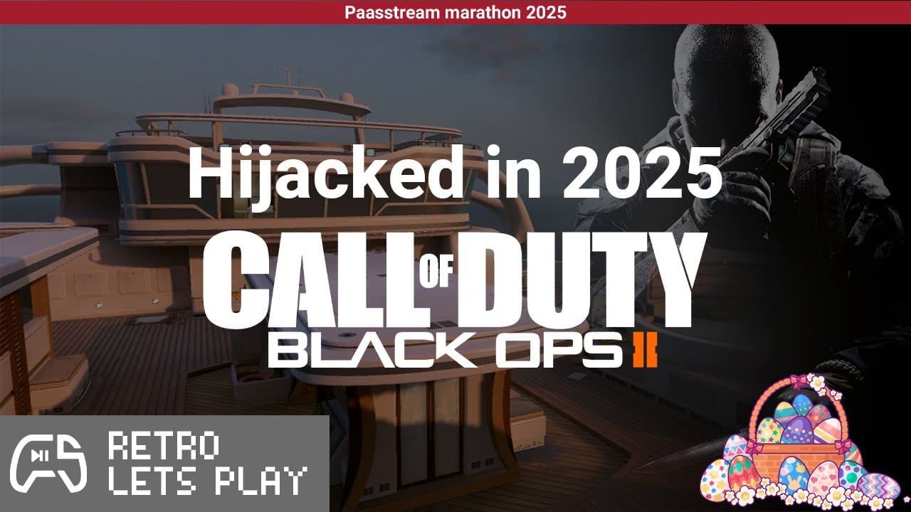 Paasstream Marathon Retro Lets Play Call Of Duty Black Ops Ii Hijacked In 2025 Letsplay