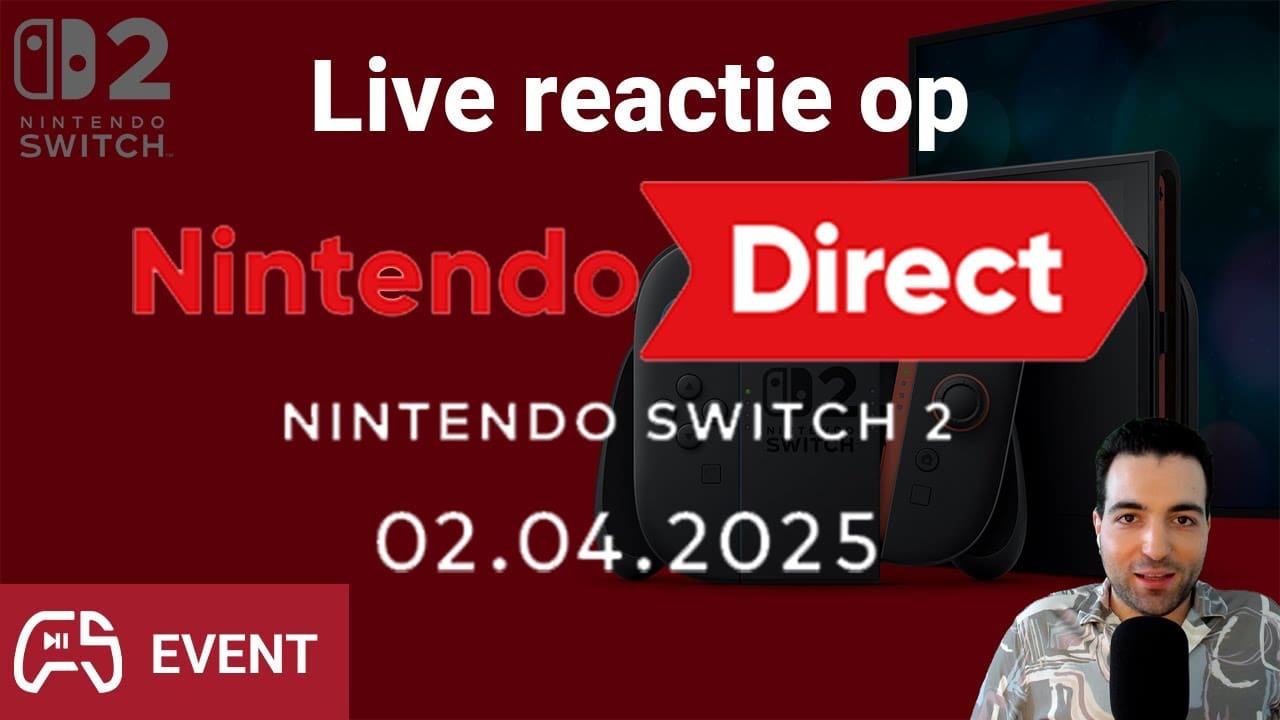 Bekijk onze live reactie op de Nintendo Switch 2 Direct terug